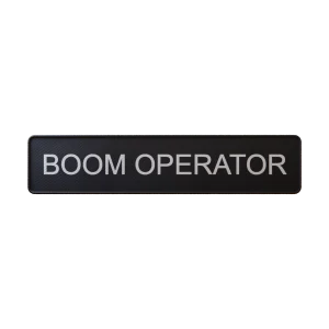 Department Patch HALF<span> - </span>Boom Operator
